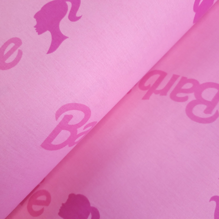 Materiale textile - Ranforce roz Barbie V2