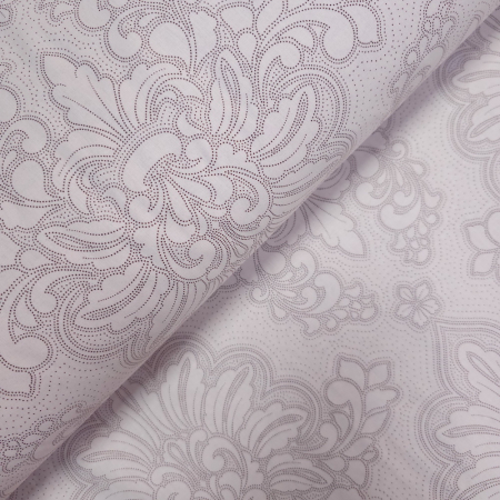 Bumbac ranforce imprimat - Ranfore roz pudra floral