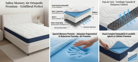 Saltea Premium Confort Sleep Lux (RLX8) - Marime: 180cm x 200cm [3]