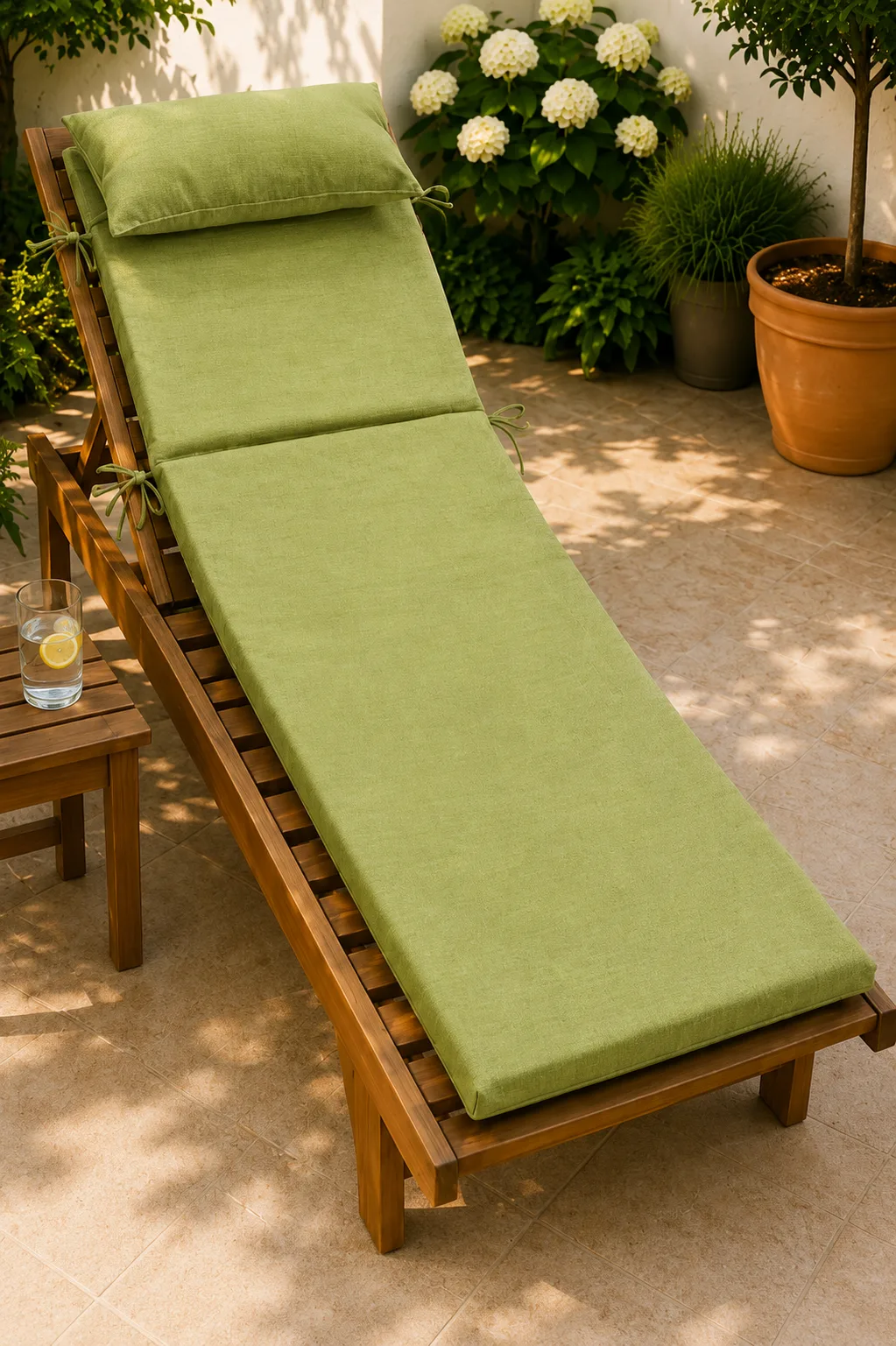 Saltele șezlong - Saltea sezlong premium doua segmente (Oasis) - Echipare:: Cu perna