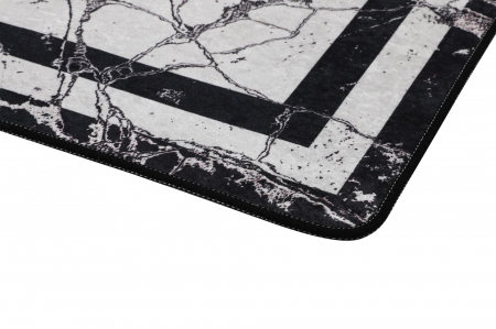 Set 2 covorase de baie, Chilai Home, Marmor - Black [2]