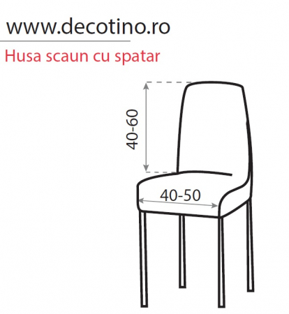Set 2 huse elastice scaun cu spatar, Belmarti, Milos, Gri Deschis [1]