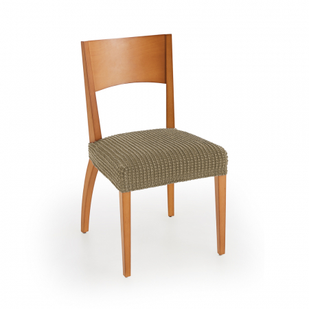Huse scaun - Set 2 huse elastice sezut scaun, Belmarti, Milos, Beige
