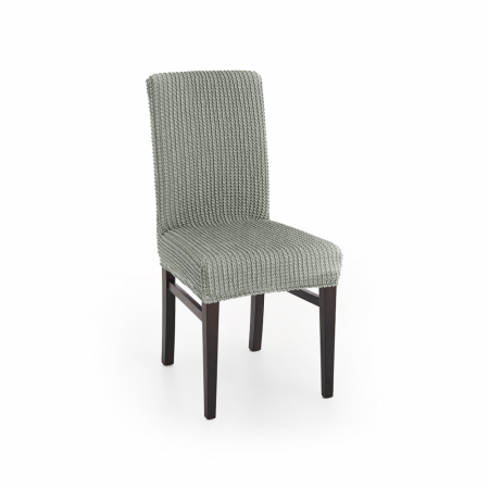 Huse scaun - Set 2 huse elastice scaun cu spatar, Belmarti, Milos, Gri Deschis