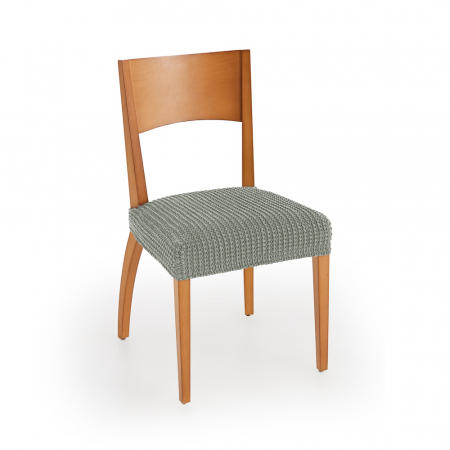 Huse scaun - Set 2 huse elastice sezut scaun, Belmarti, Milos, Gri deschis