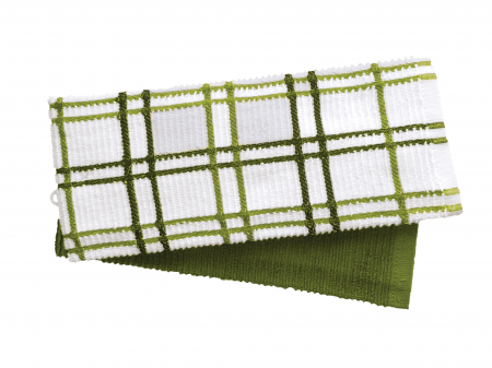 Baie - Set 2 prosoape 40x60cm, bumbac 100%, Verde