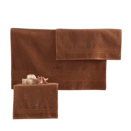 Set 3 prosoape, 30x50/50x90cm/75x150cm, Cotton Box,Wellness - Brown [2]