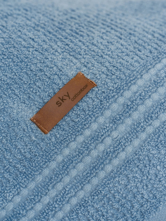 Set 3 prosoape, 30x50/50x90cm/75x150cm, Cotton Box, Wellness - Blue [1]