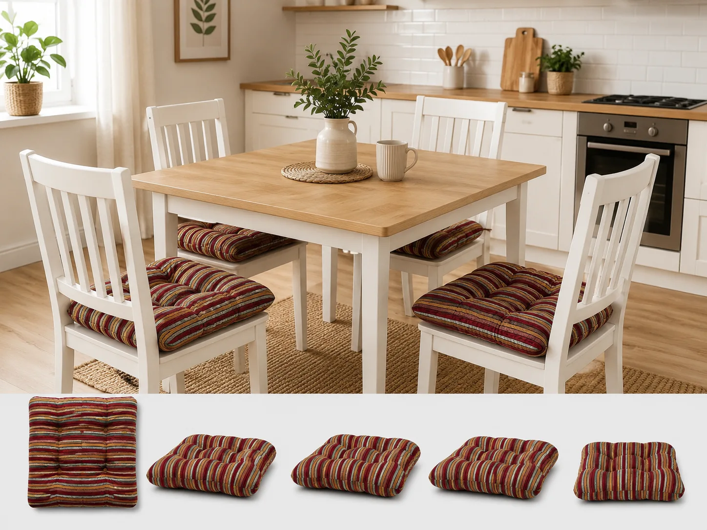 Set 4 pernute scaun interior / exterior - dungi [1]