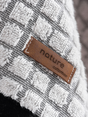 Set 4 prosoape, 50x90cm, Cotton Box, Nature - negru/alb, gri/roz [3]