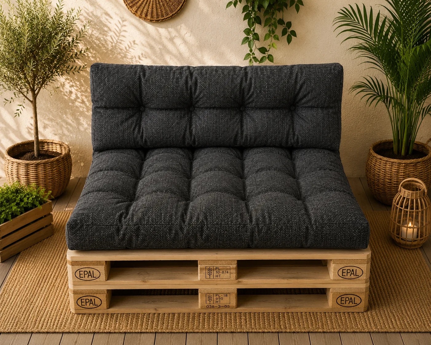 Terasă și grădină - Set perne gradina Pallet Soft Seating (1)