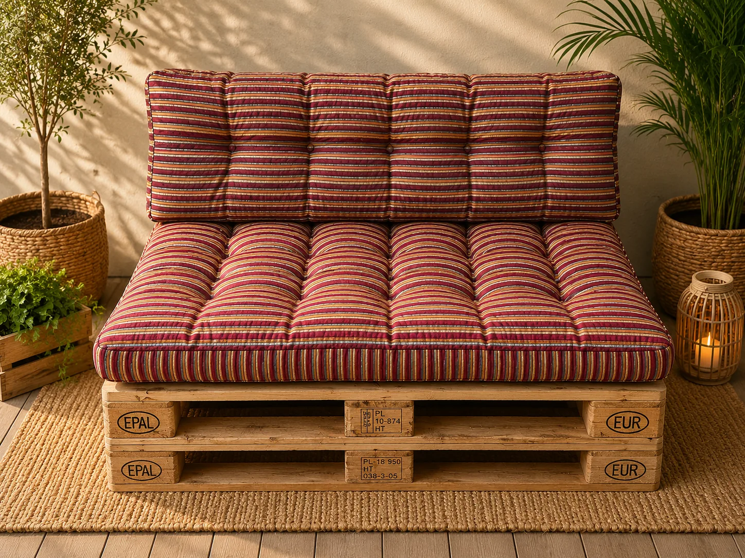 Terasă și grădină - Set perne gradina Pallet Soft Seating (18)