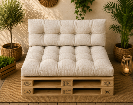 Terasă și grădină - Set perne gradina Pallet Soft Seating (8)