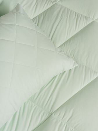 Set de pat 160x200cm, pilota matlasata, Cotton Box, Softwash - Mint [1]