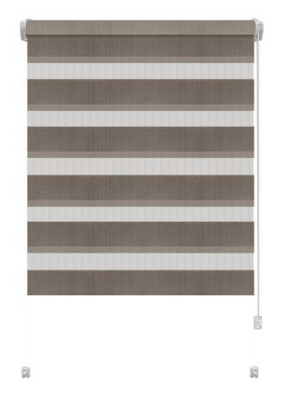 Stor mini Gardinia, Zebra mocca 728 [1]