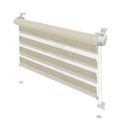 Storuri - Stor mini Gardinia, Zebra natur crem 750