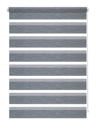 Stor mini Gardinia, Zebra natur gri 753 [1]