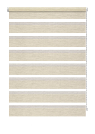 Stor mini Gardinia, Zebra silvalin crem 743 [1]