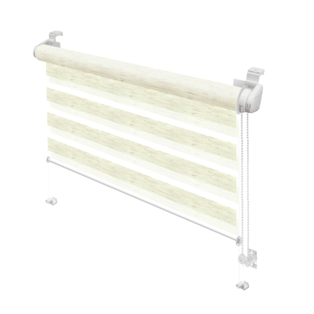 Storuri - Stor mini Gardinia, Zebra silvalin natur 740