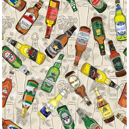 Metraje impermeabile - Teflonat impermeabil Beer 101
