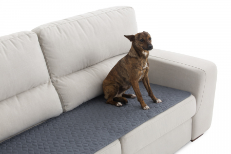 Topper protectie canapea, Belmarti, Geo Teflon, Beige [8]