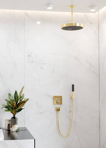 Baterie termostatică duș cu 2 ieșiri Shower Select Hansgrohe încastrată [7]