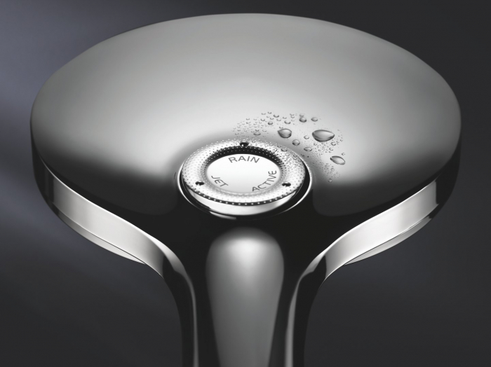 Set dus cu 3 jeturi si bara 60 cm Rainshower SmartActive 130 Grohe crom alb [7]