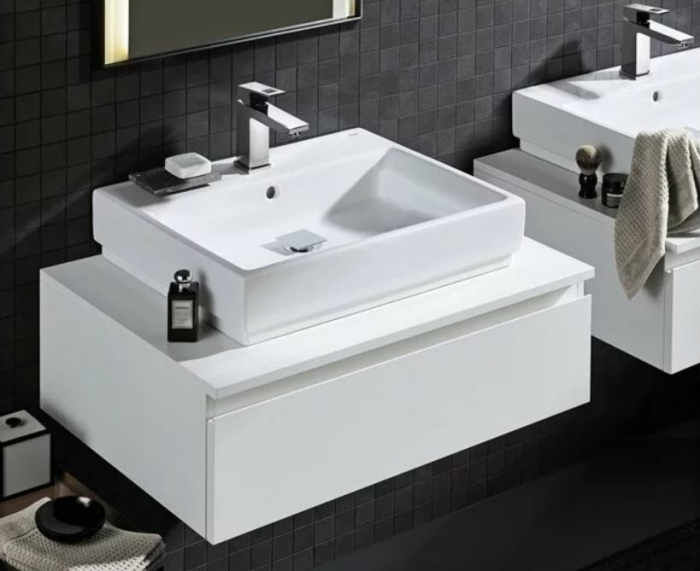Lavoar pe blat 50x49 cm Cube Ceramic Grohe [2]