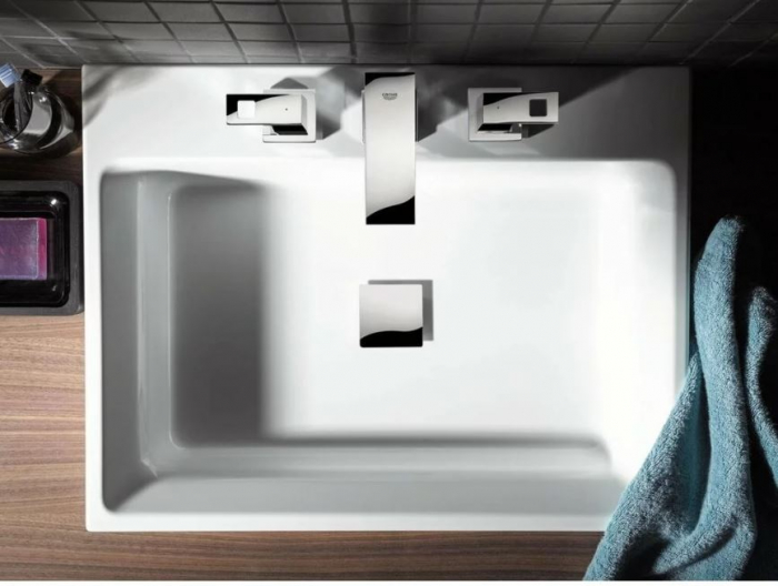 Lavoar pe blat 50x49 cm Cube Ceramic Grohe [3]