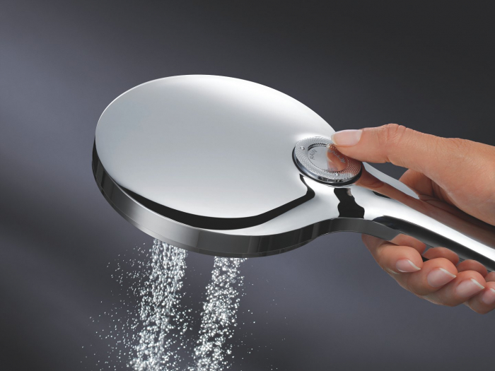 Set dus cu 3 jeturi si bara 60 cm Rainshower SmartActive 130 Grohe crom alb [11]