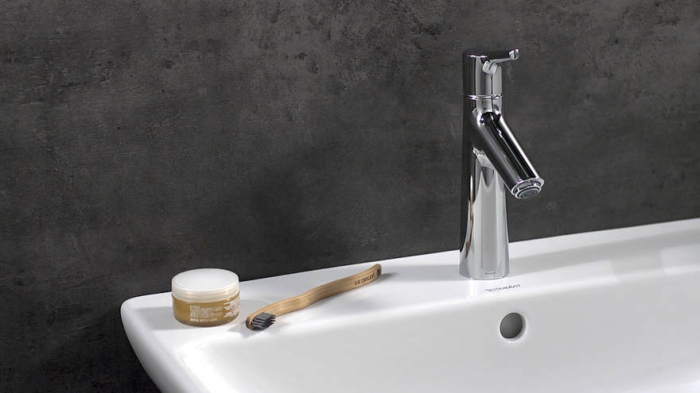 Baterie lavoar Talis S 100 Hansgrohe cu ventil [2]