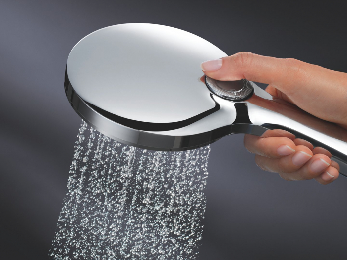Set dus cu 3 jeturi si bara 60 cm Rainshower SmartActive 130 Grohe crom alb [9]