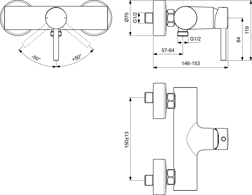 Baterie dus Ceraline Ideal Standard [2]
