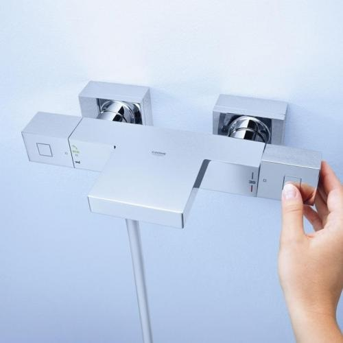 Baterie cada/dus termostatica cu montare pe perete Grohtherm Cube Grohe [2]
