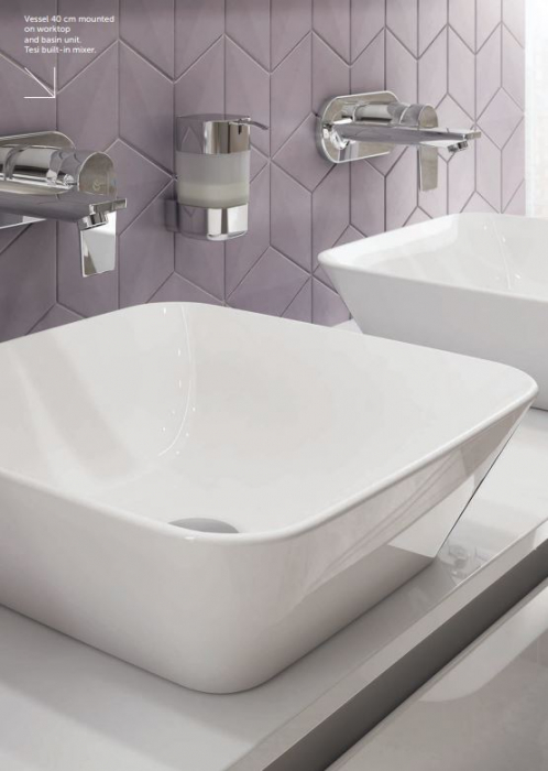Baterie lavoar Tesi Ideal Standard incastrata cu pipa 17,2 cm [3]