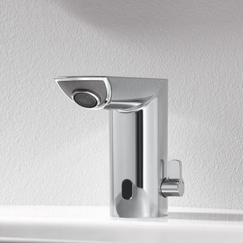 Baterie lavoar electronică Bau Cosmopolitan E Grohe cu senzor infraroșu și transformator [3]