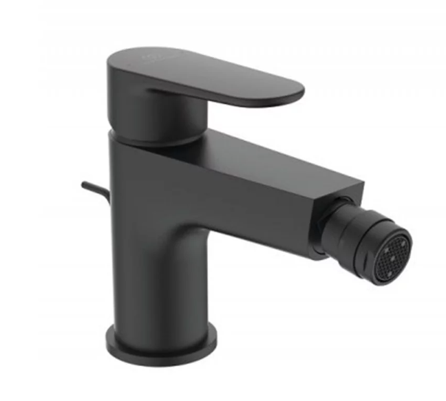 Baterie bideu Cerafine O Ideal Standard cu ventil negru mat [2]