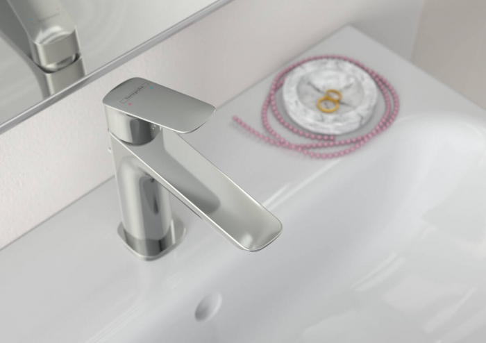 Baterie lavoar Logis 110 Fine Hansgrohe cu ventil [3]