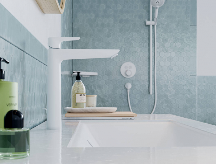 Baterie lavoar TALIS E 240 Hansgrohe cu ventil [2]