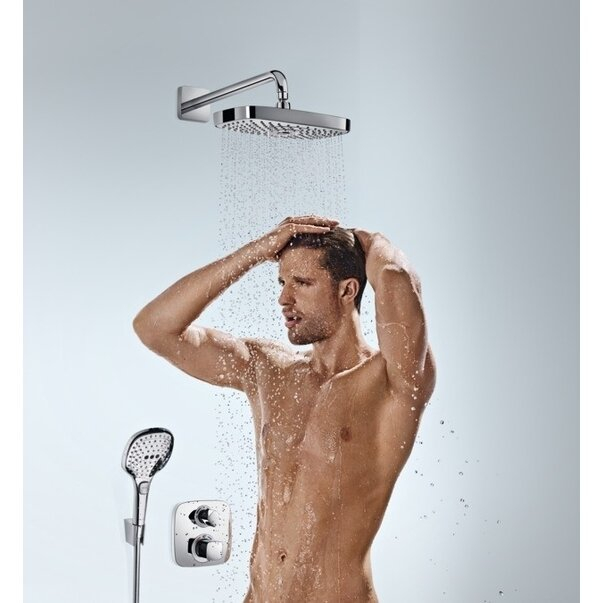 Baterie duș termostatică cu 2 ieșiri Ecostat E Hansgrohe încastrată [2]