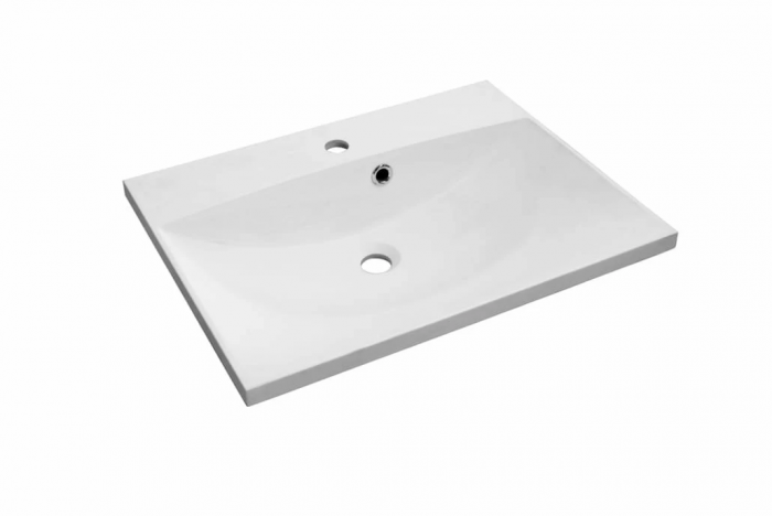 Set mobilier de baie 60 cm Skagen sand mat si lavoar Amelia [2]