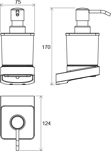 Dozator sapun Concept 10°TD 231.00 Ravak [2]