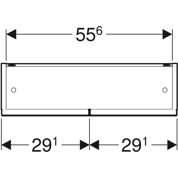 Dulap baie cu oglindă Selnova Square Geberit 60 cm [6]