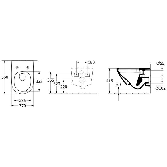 Set WC suspendat TwistFlush si capac Subway 3.0 [5]