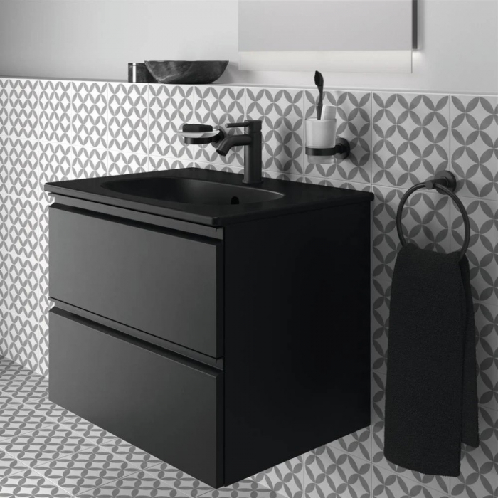 Lavoar 60 x 46 cm silk black Connect Cube Design Standard E0298V3 [2]