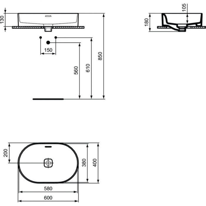 Lavoar 60 cm Strada II Ideal Standard [4]