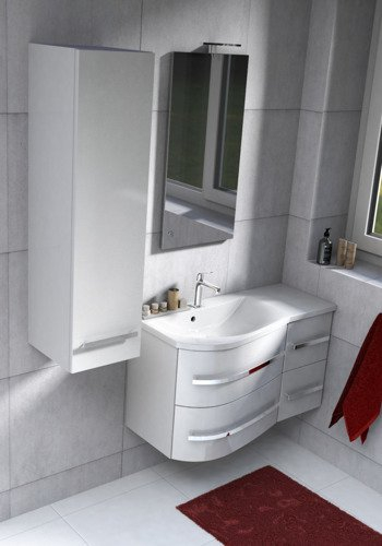 Set mobiler baie suspendat si lavoar Opal Oristo stanga [2]