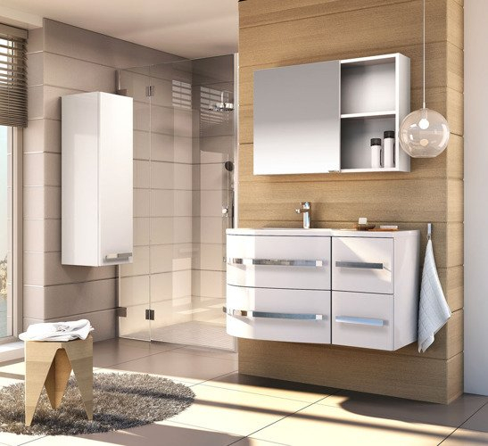 Set mobiler baie suspendat si lavoar Opal Oristo stanga [3]