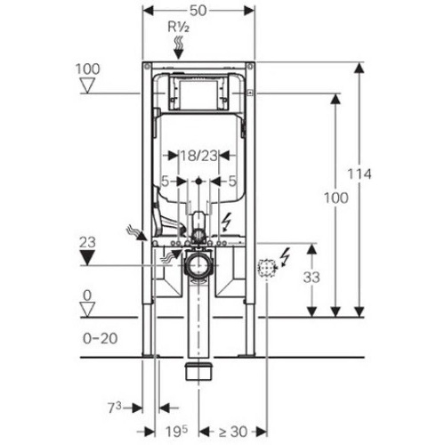 Rezervor incastrat Duofix Sigma 8 cm [2]