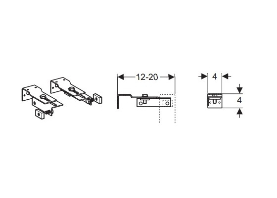 Set de fixare rapida Duofix Delta [2]